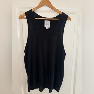 Y-3 Men’s Classic Black Logo Tank Top